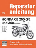 Honda CB 250 G5 und 360 (2 Zylinder) - CB 250 G5 / VB 250 K5 / CB 360 / CB 360 G / CB 360 T
