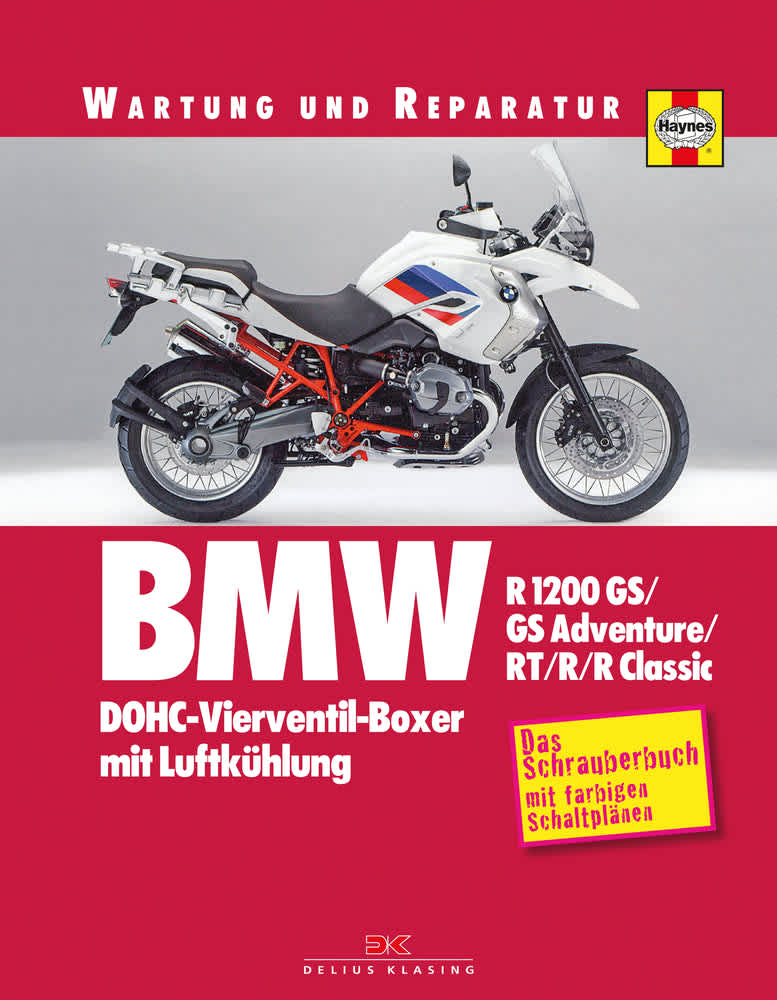 BMW DOHC-Vierventil-Boxer mit Luftkühlung  -  R 1200 GS / GS Adventure 7 RT 7 R 7 R Classic