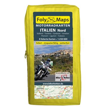 Cover: FolyMaps Motorradkarten-Set Italien Nord