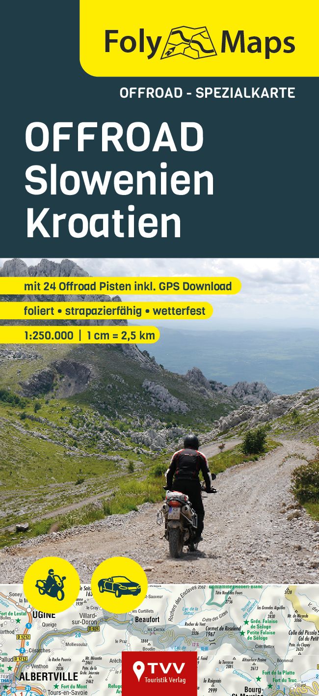Cover: FolyMaps OFFROAD Karte Slowenien / Kroatien