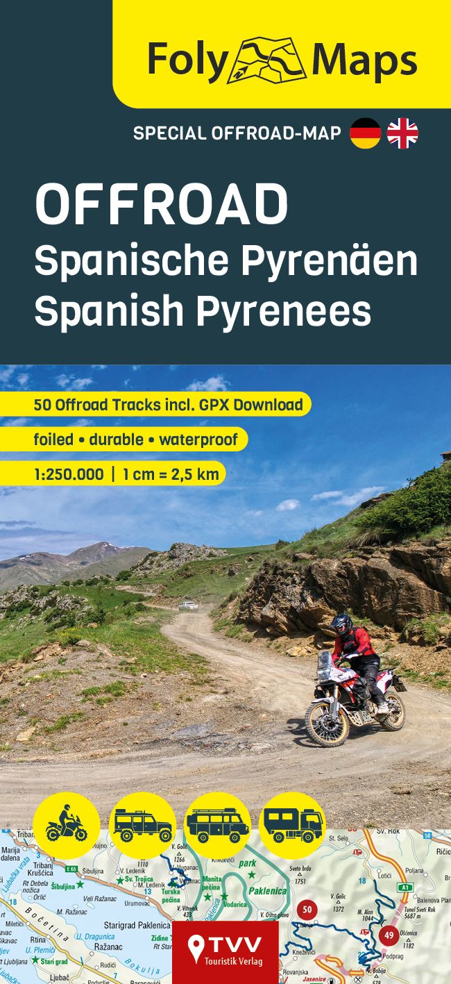 Cover: FolyMaps OFFROAD Karte Spanische Pyrenäen