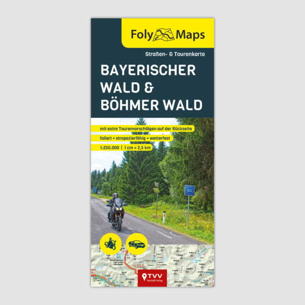 FolyMaps Straßen- und Tourenkarten  Bayerischer Wald & Böhmer Wald
