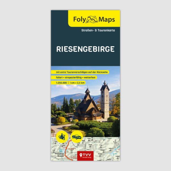 FolyMaps Straßen- und Tourenkarten  Riesengebirge