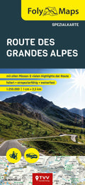 Cover: FolyMaps Straßen- und Tourenkarten Route des Grandes Alpes
