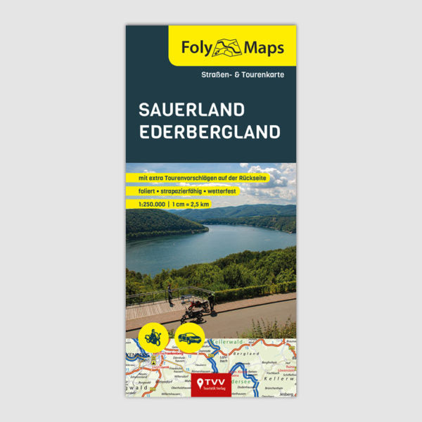 FolyMaps Straßen- und Tourenkarten  Sauerland / Ederbergland