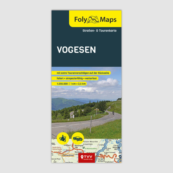 FolyMaps Straßen- und Tourenkarten  Vogesen