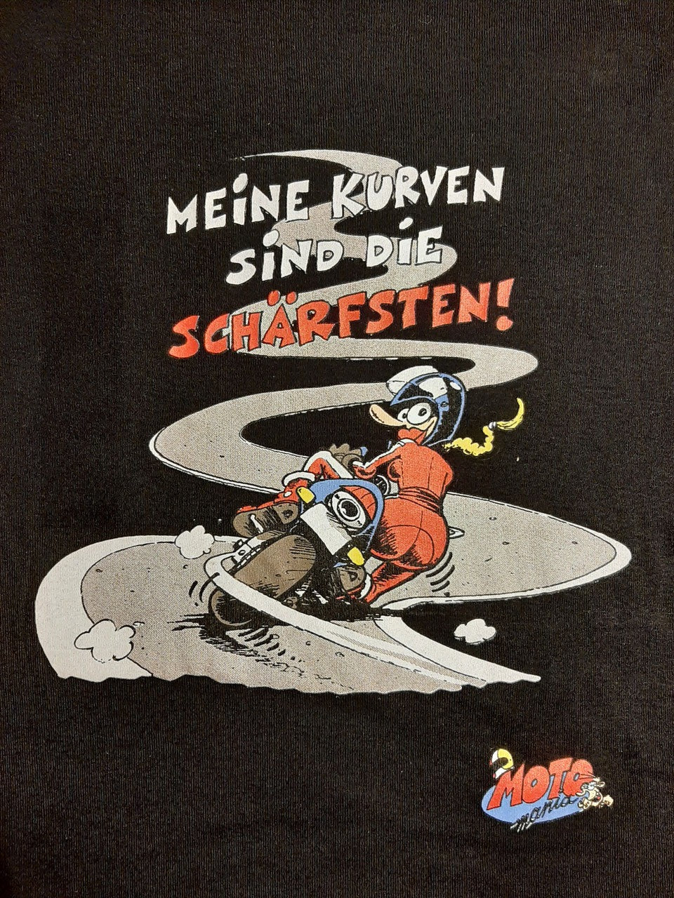 Girlie-Shirt "Meine Kurven sind die schärfsten" — Frontansicht