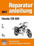 Honda CB 650 Z / A / CA / ab 1978 - Reprint der 7. Auflage 1985