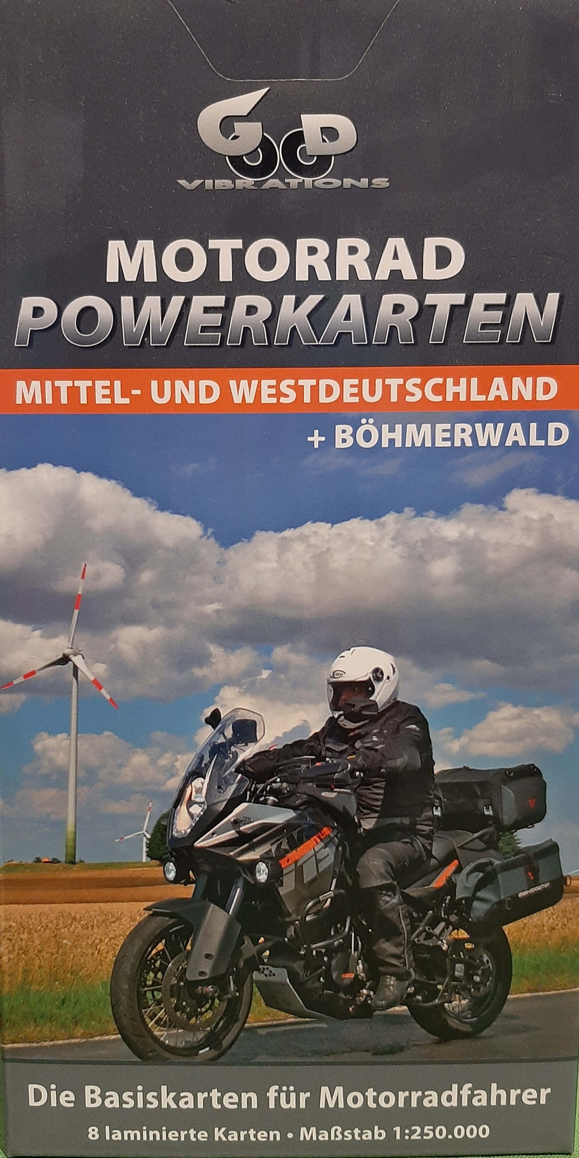 Cover: Motorrad Powerkarten - Mittel- und Westdeutschland