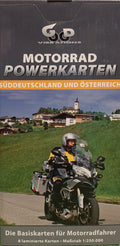 Cover: Motorrad Powerkarten - Süddeutschland und Österreich