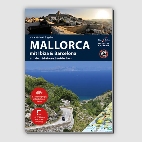 Motorrad Reiseführer Mallorca mit Ibiza & Barcelona
