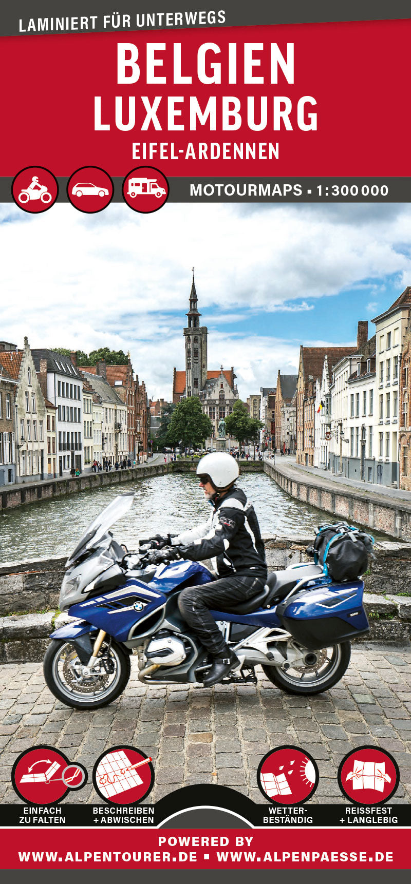 Cover: MoTourMaps BELGIEN & LUXEMBURG 1:300.000