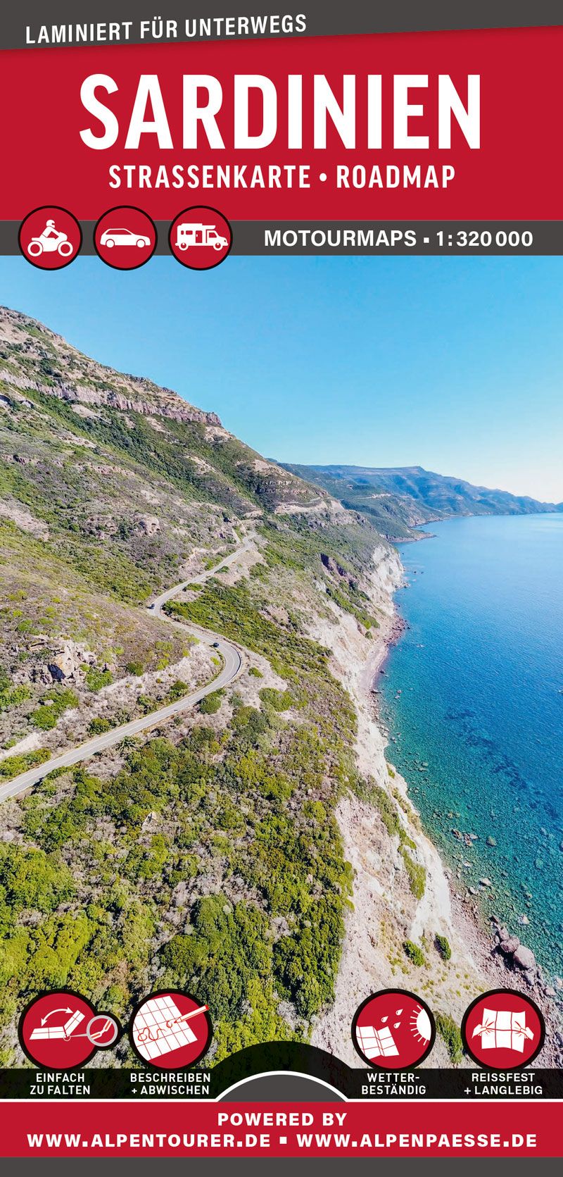 Cover: MoTourMaps SARDINIEN 1:320.000