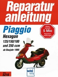 Piaggio Hexagon 125 7 150 / 180 und 250ccm