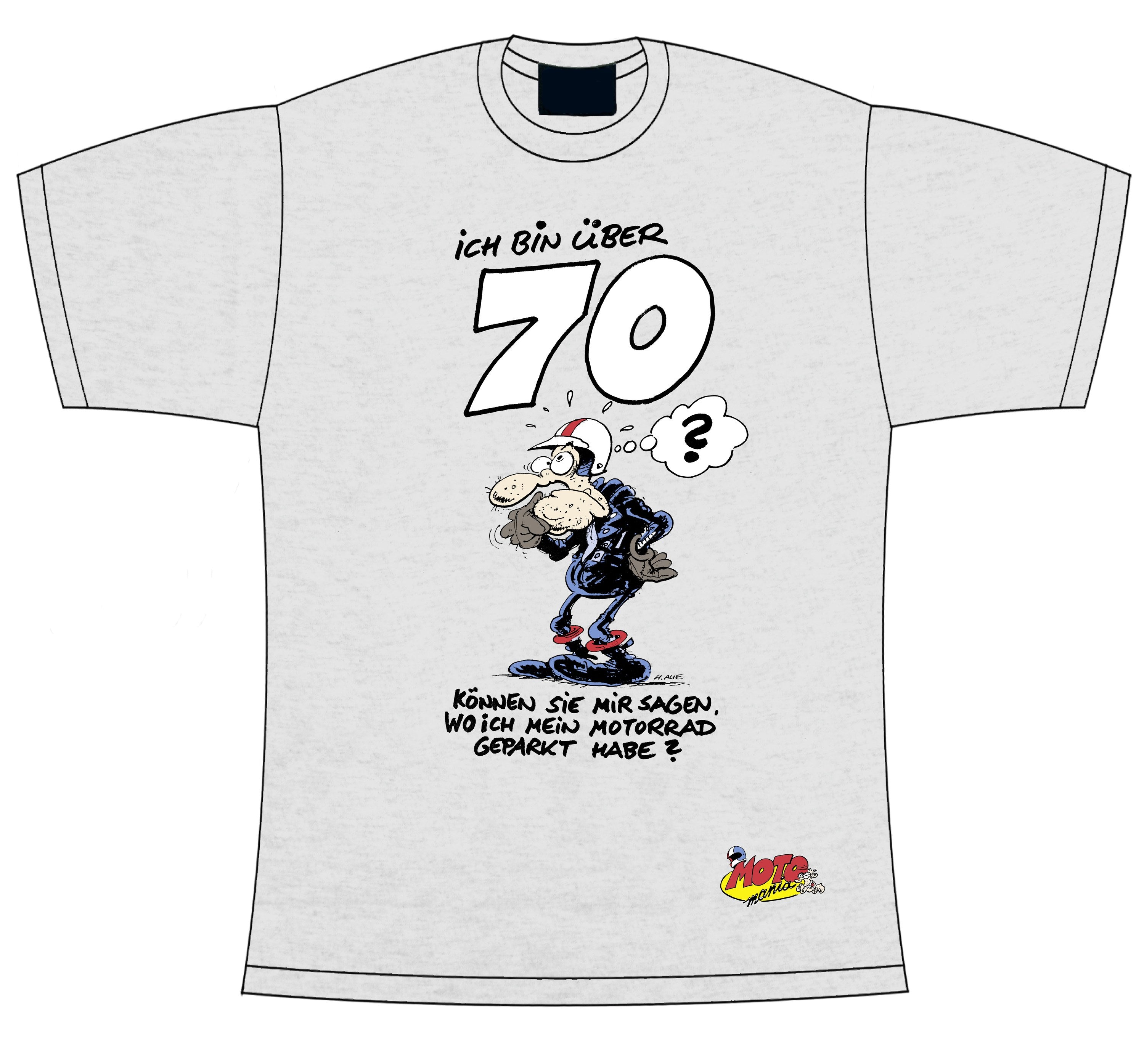 T-Shirt "Bin über 70"