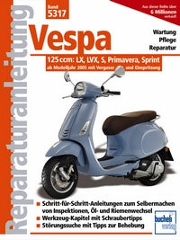Vespa 125 ccm - Modelle LX, LVX, S, Primavera, Sprint