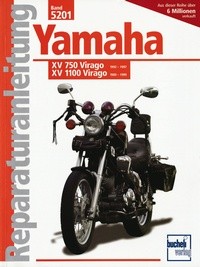 Yamaha XV 750 Virago 92-97 / XV 1100 Virago 89-99 - Luftgek,Viertaktm.obenl.Nockenwell 748 / 1063 cm3, V-Zweizyl. Winkel 75 Grad